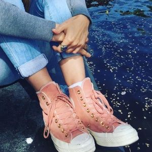 Custom Platform High Top Converse